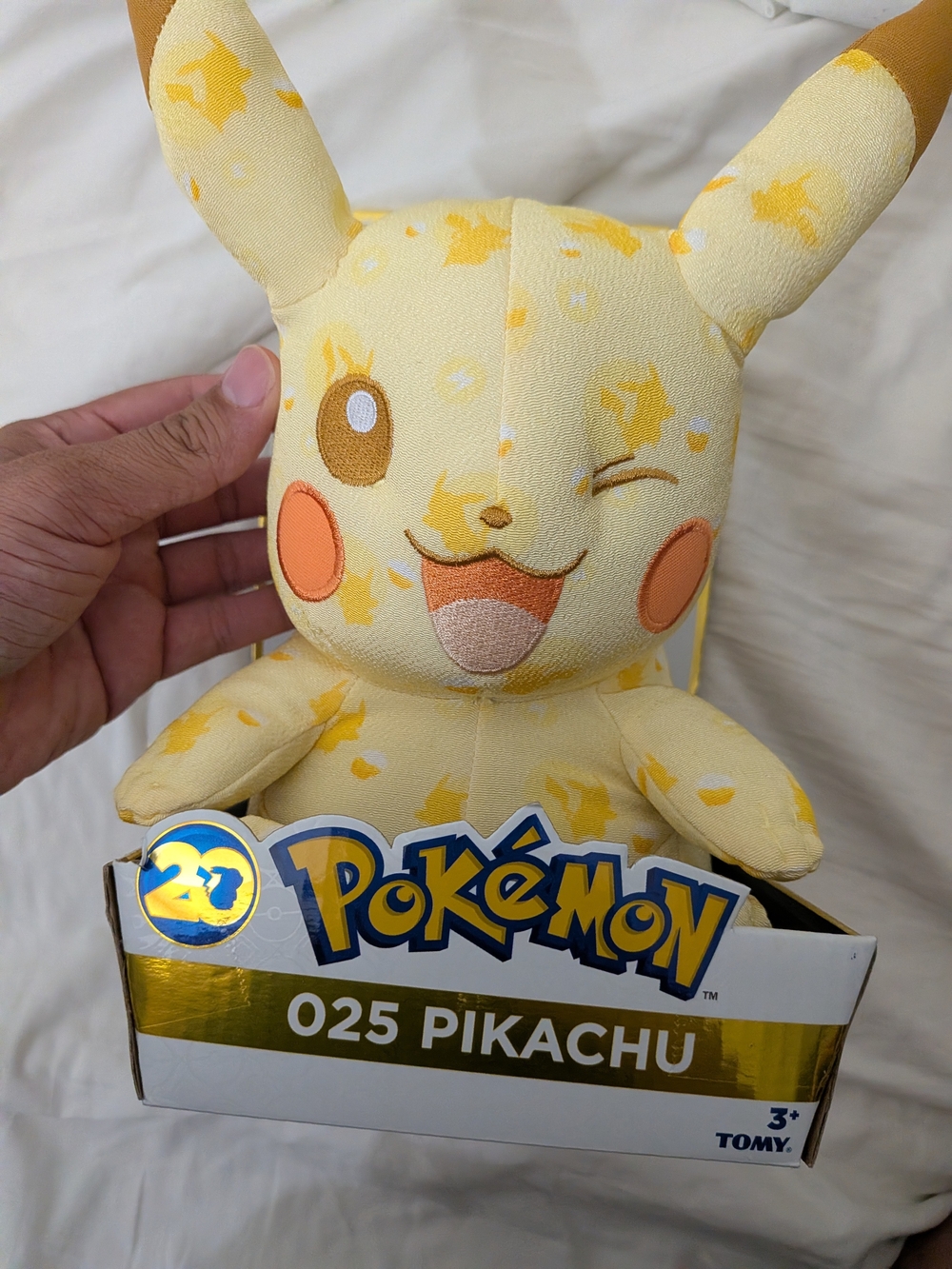 Pokémon Pikachu 25th Anniversary Yellow Plush Toy - Pikachu